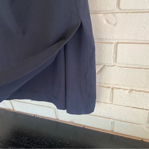 Soft Surroundings Black Faux Wrap Dress 3/4 Sleeve XL Petite - Picture 3 of 8